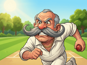 I haven’t got a giant moustache but I know who has