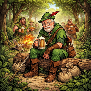 Before I became a writer, I wanted to be Robin Hood